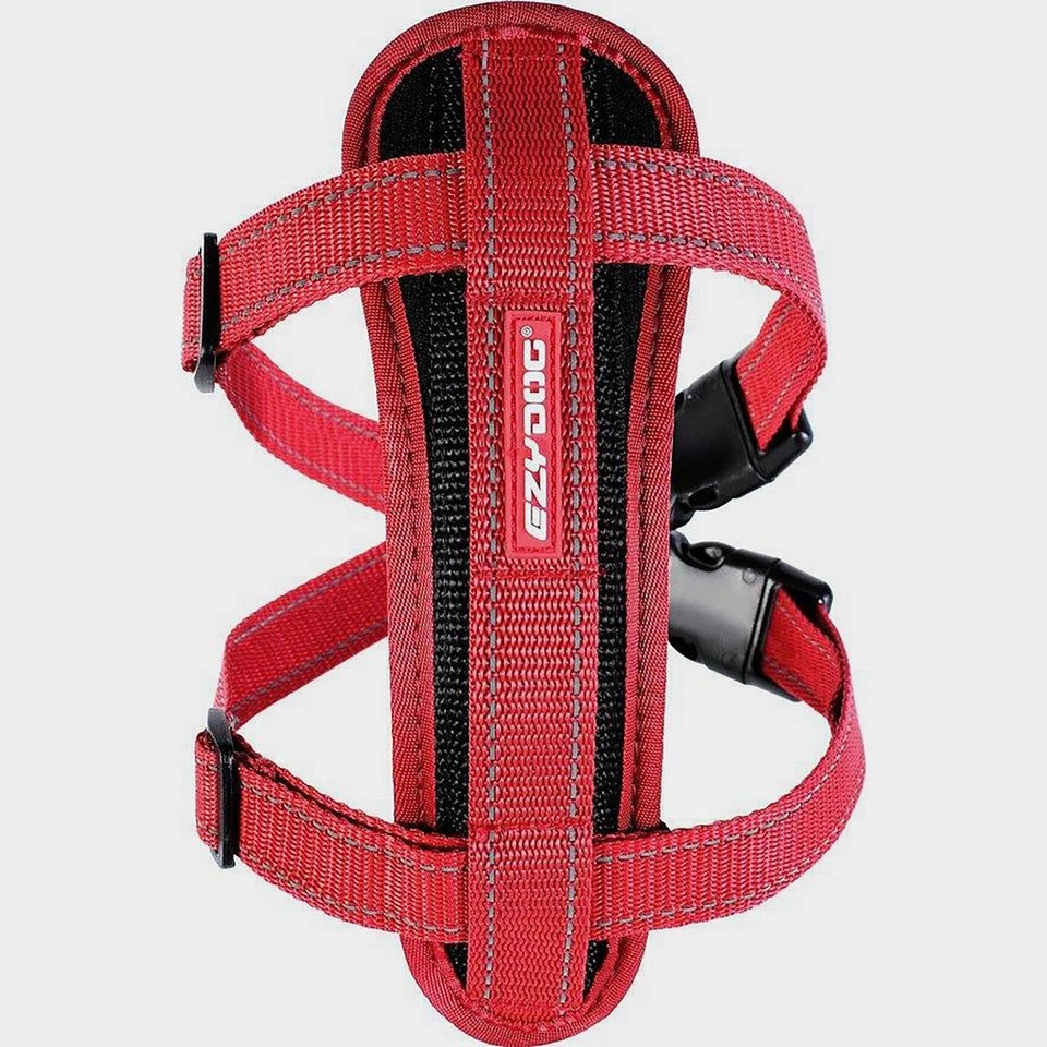 Ezy-Dog Chest Plate Harness Red 1 Ezy-Dog Chest Plate Harness Red