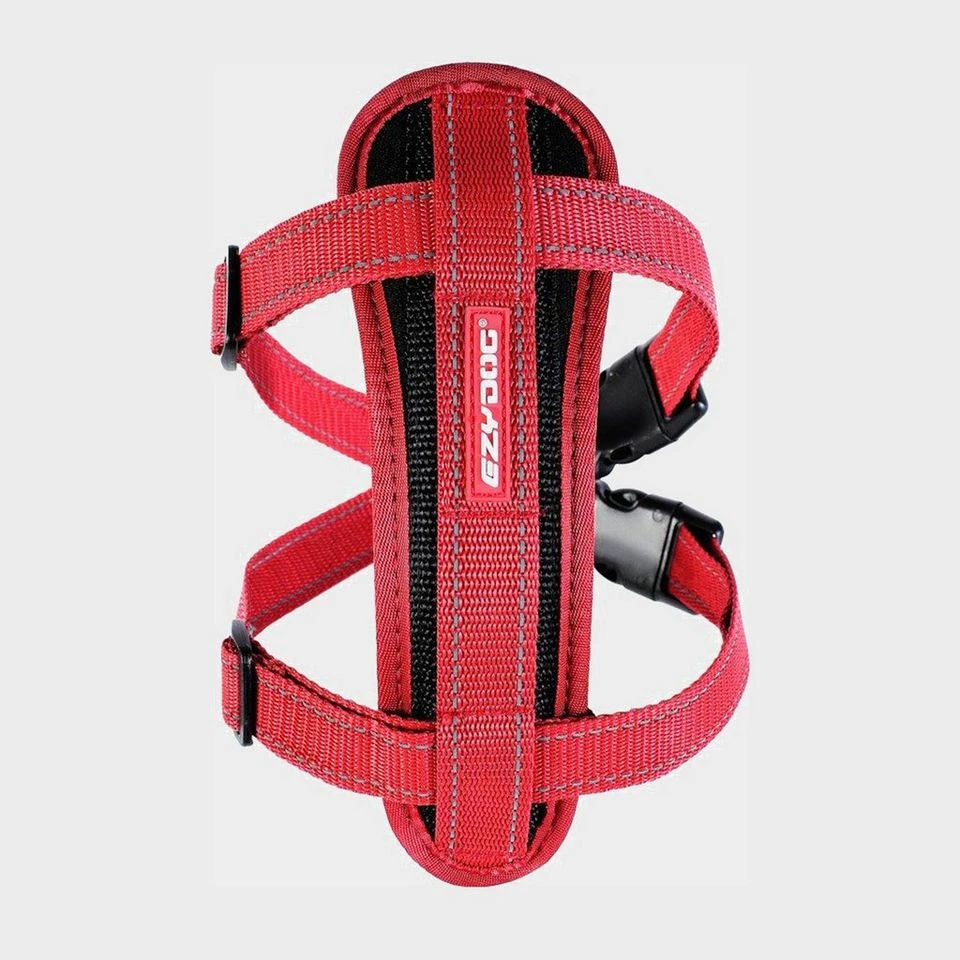 Ezy-Dog Chest Plate Harness Red 1 Ezy-Dog Chest Plate Harness Red