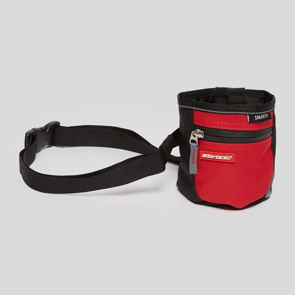 Ezy-Dog SnakPak Dog Treat Bag Red 1 Ezy-Dog SnakPak Dog Treat Bag Red