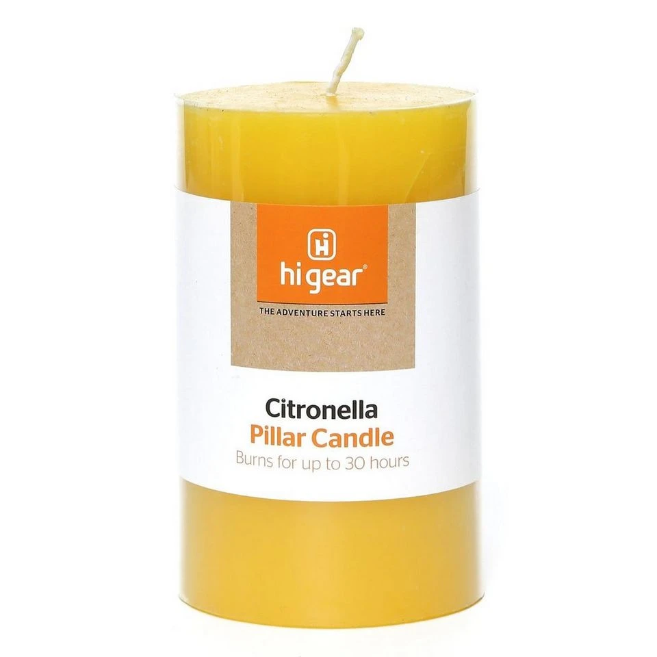 Hi Gear Citronella Pillar Candle