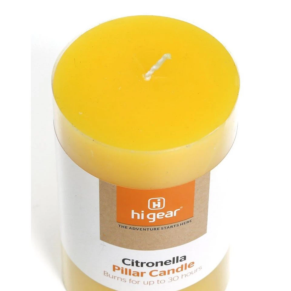 Hi Gear Citronella Pillar Candle - Image 2