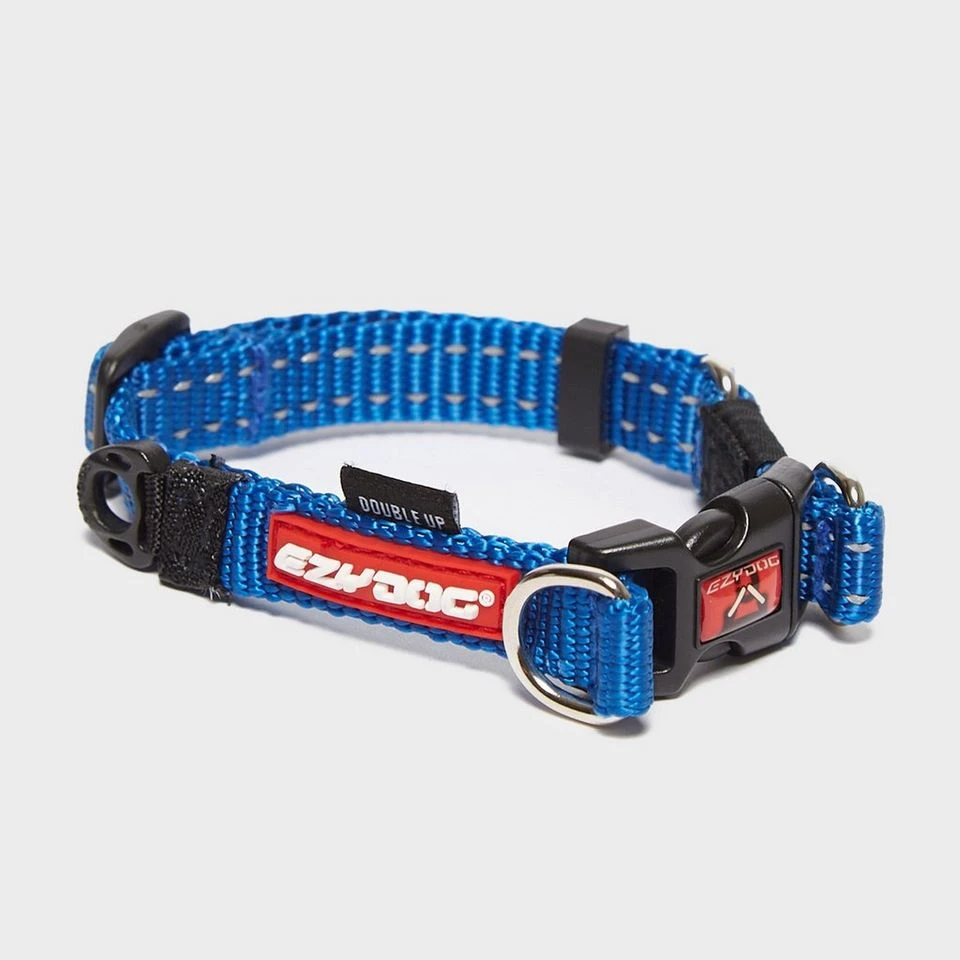Ezy-Dog Double Up Collar Small Blue 1 Ezy-Dog Double Up Collar Small Blue