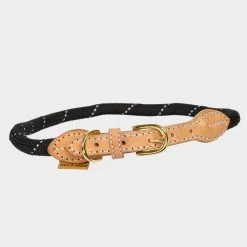 Digby & Fox Reflective Dog Collar Black