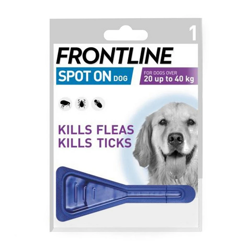 GENERIC Frontline® Spot On Dog Flea & Tick Preventative Treatment Large Dog 2 GENERIC Frontline® Spot On Dog Flea & Tick Preventative Treatment Large Dog - Image 2