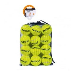 Alternative view of Petface 12 Pack Tennis Balls In Yellow