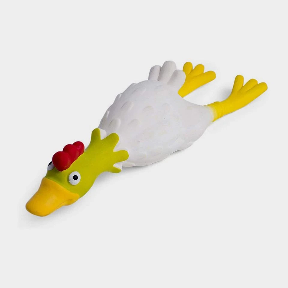 Petface Latex Chicken Lying Small 1 Petface Latex Chicken Lying Small