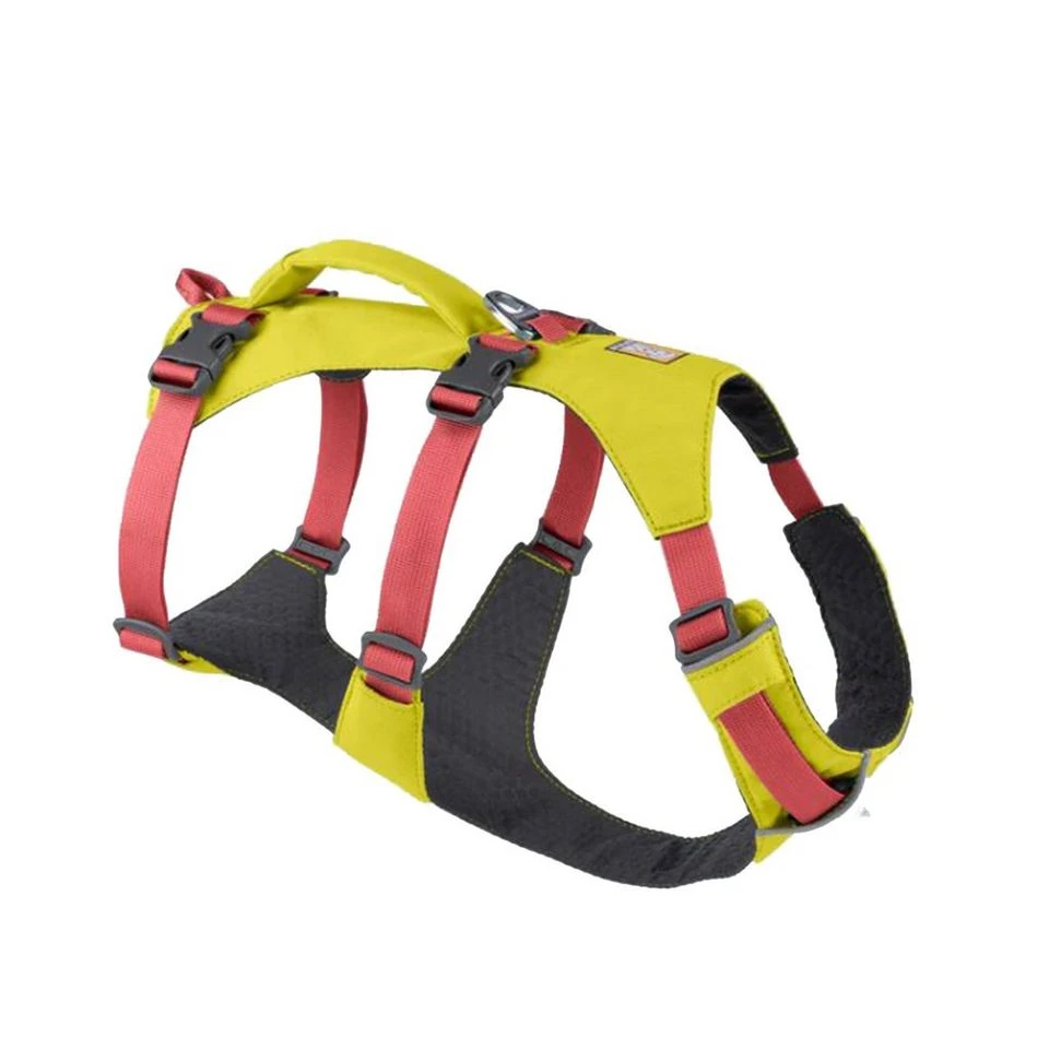 Ruffwear Flagline Harness With Handle Yellow/Red 7 Ruffwear Flagline Harness With Handle Yellow/Red - Image 7
