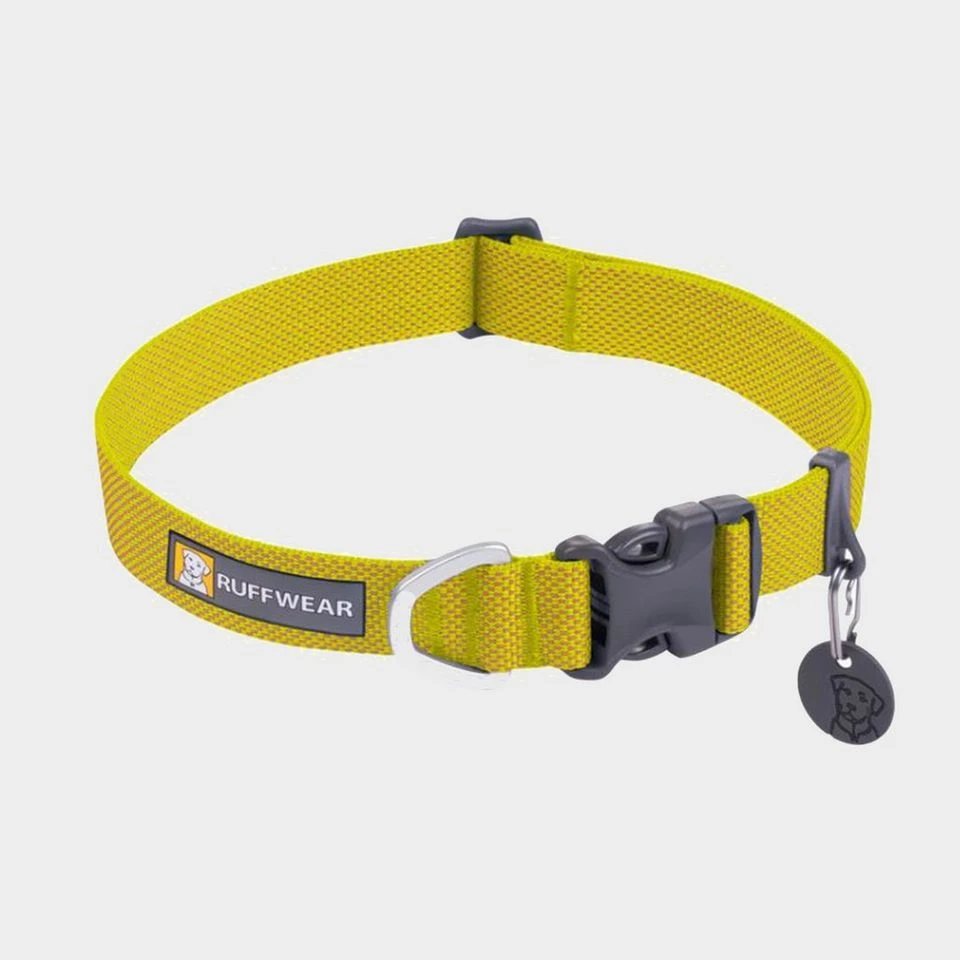 Ruffwear Hi & Light Lightweight Dog Collar Lichen Green 1 Ruffwear Hi & Light Lightweight Dog Collar Lichen Green